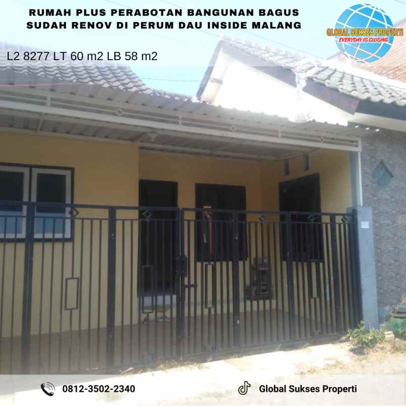 dijual rumah perum dau inside