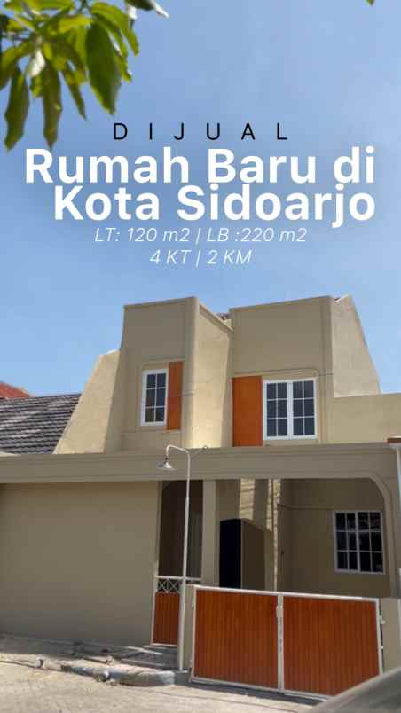 dijual rumah perumahan sidoarjo kota 5