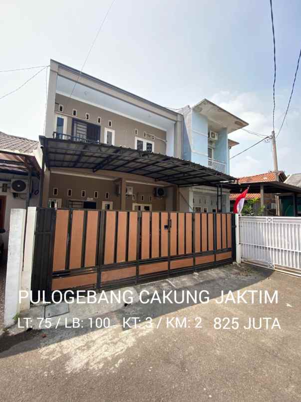 dijual rumah pulogebang