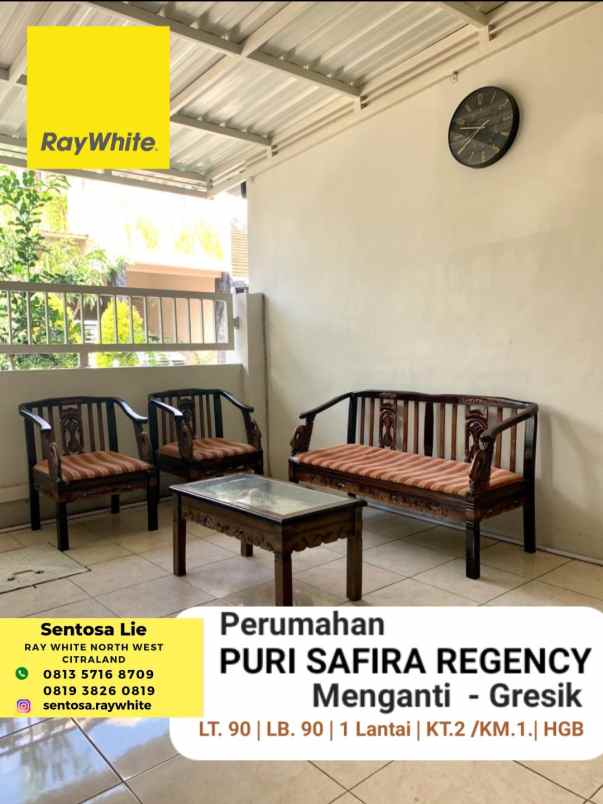 dijual rumah puri safira regency