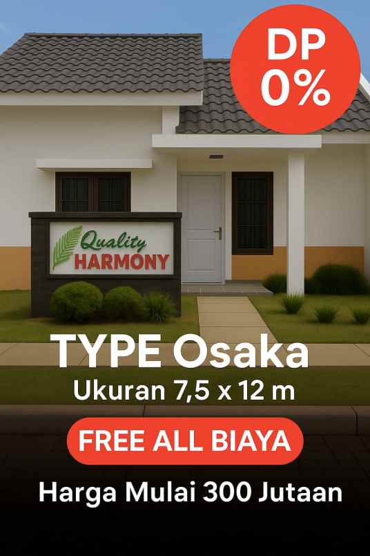 dijual rumah quality harmoni