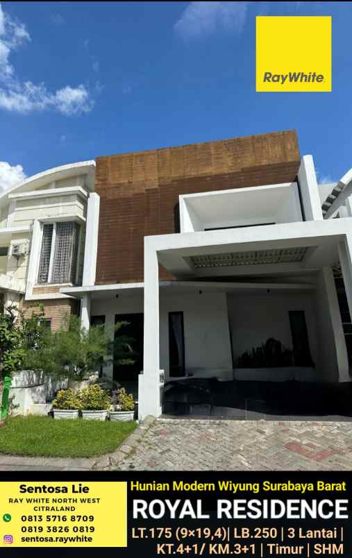 dijual rumah royal residence