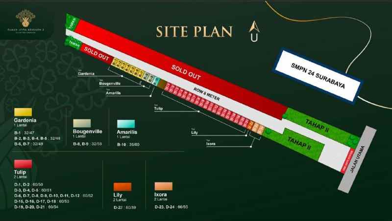 dijual rumah taman jivva kebraon