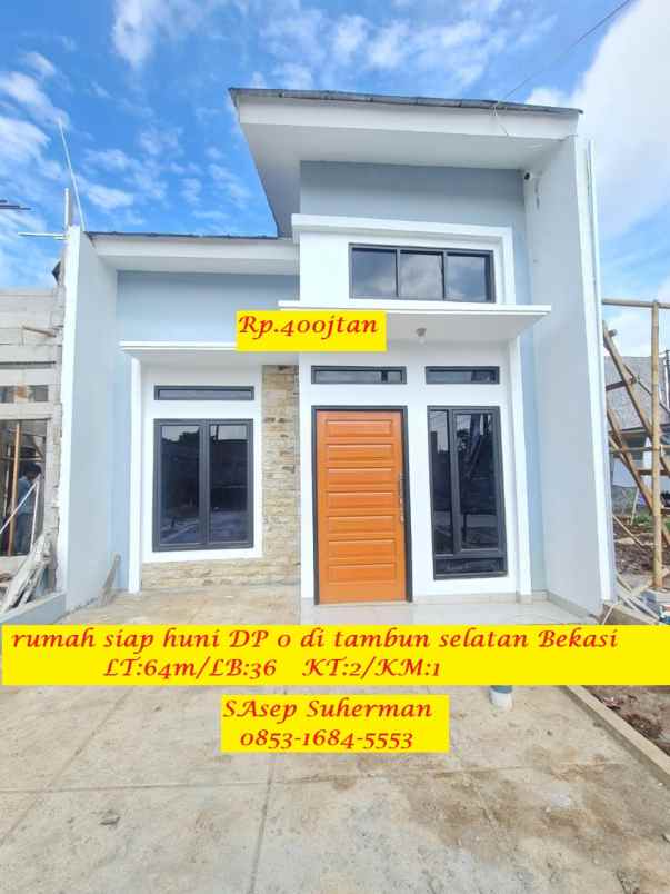 dijual rumah tambun selatan bekasi