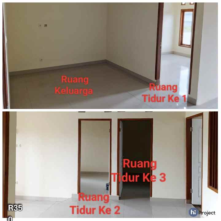 dijual rumah terong tawah labu api