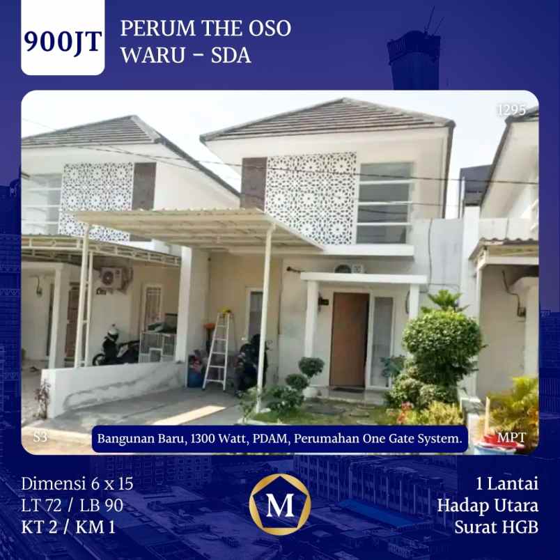 dijual rumah the oso