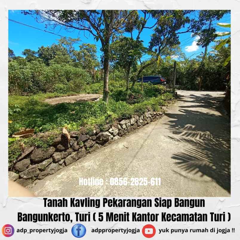 dijual tanah bangunkerto turi sleman