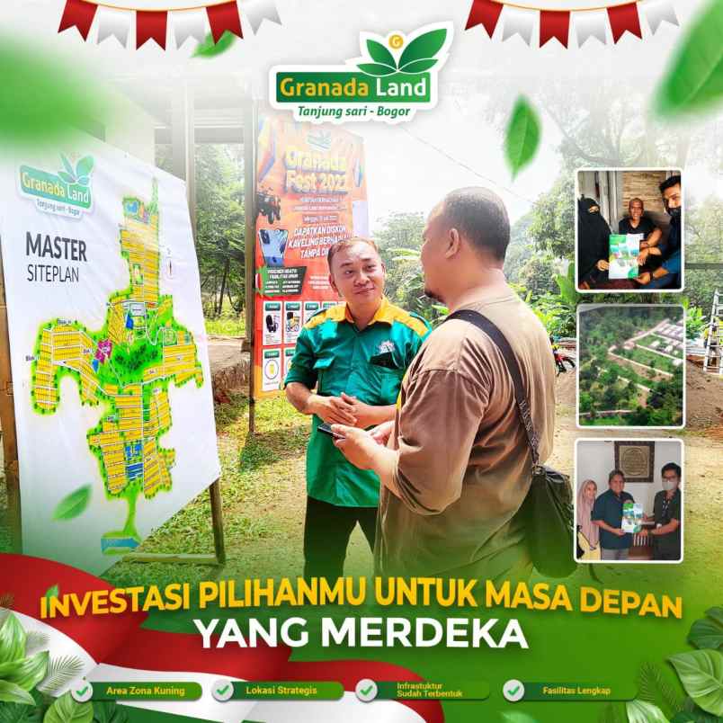 dijual tanah bangunnaya tanjung sari