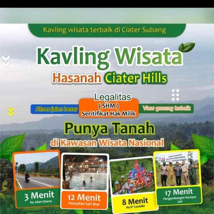 dijual tanah ciater