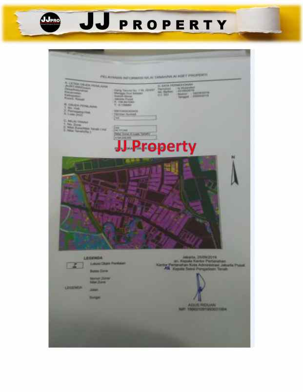 dijual tanah di mangga dua