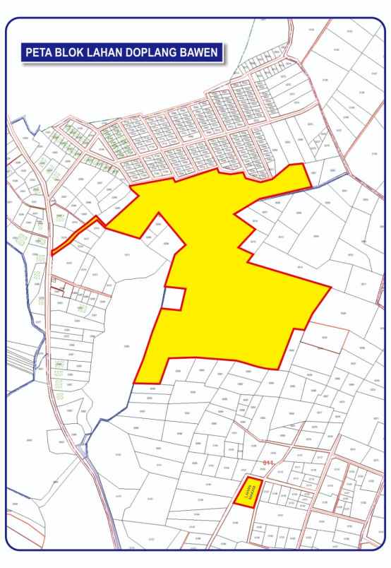 dijual tanah doplang