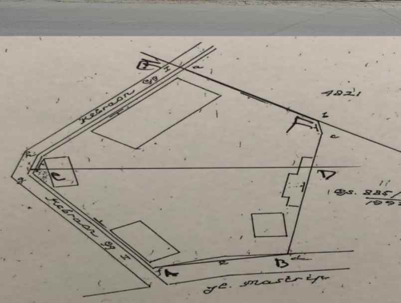 dijual tanah jalan raya mastrip