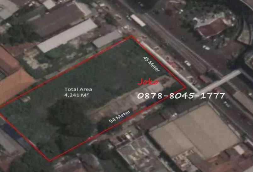 dijual tanah jl senen raya