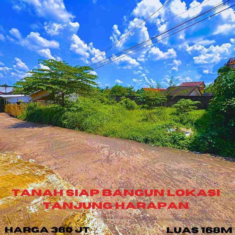 dijual tanah jln tanjung harapan