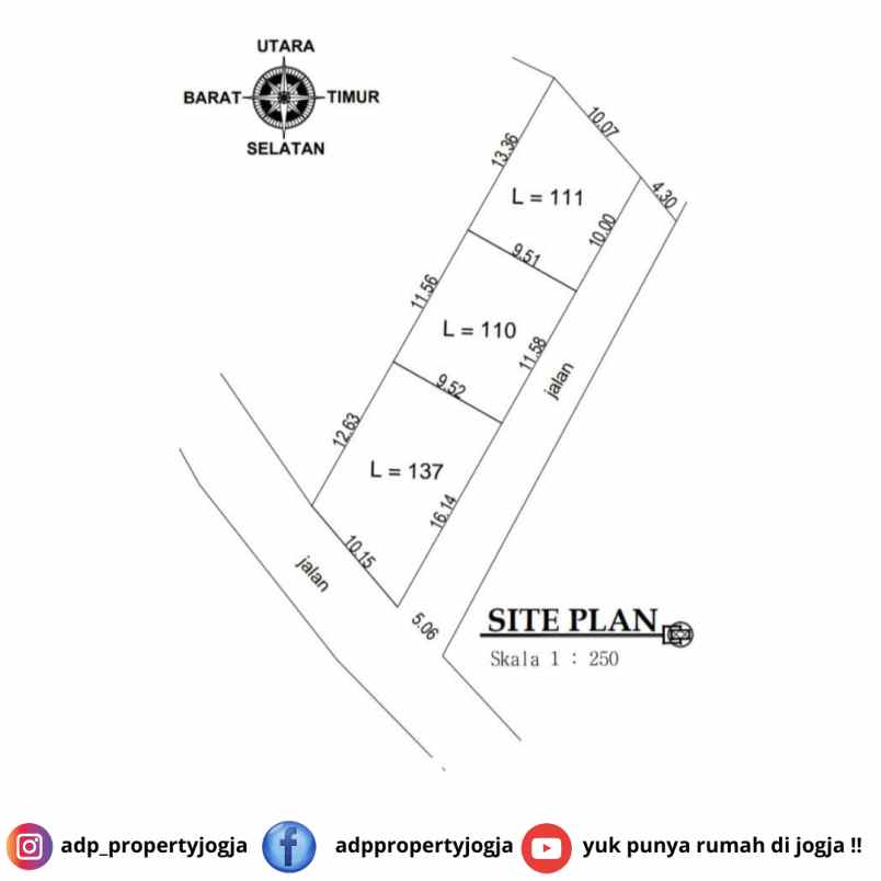 dijual tanah kavling di margomulyo seyegan sleman