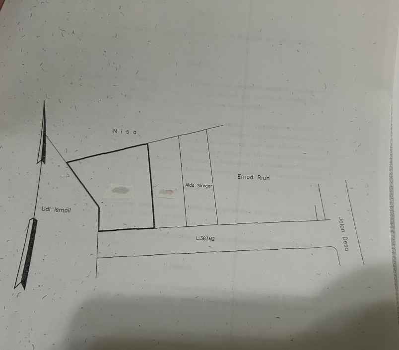 dijual tanah kavling strategis shm pamulang