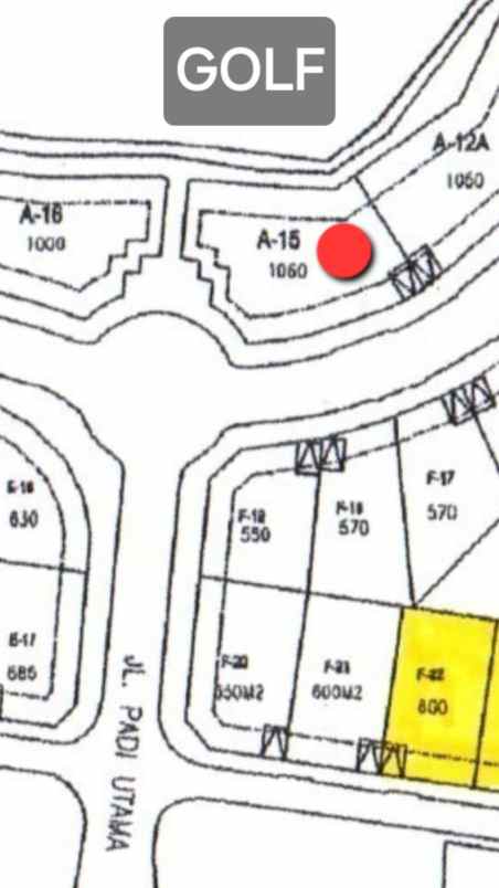 dijual tanah kedaton golf cikupa tangerang