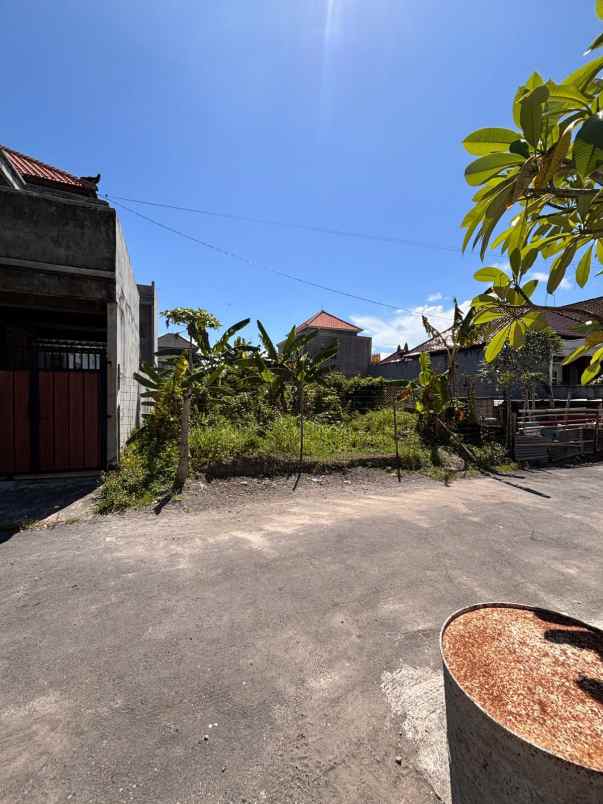 dijual tanah lokasi jalan bakung sari kesiman