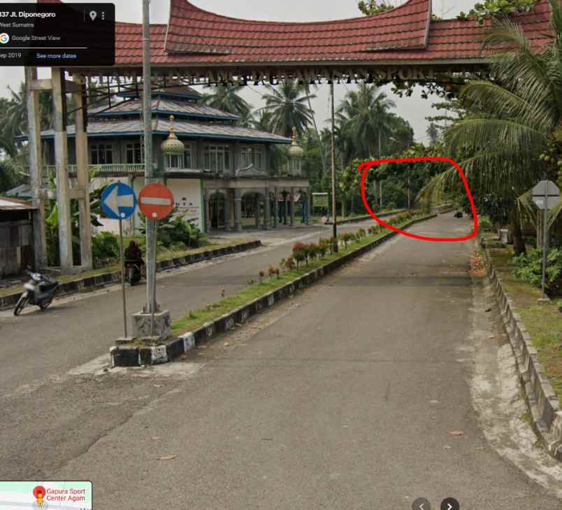 dijual tanah murah lubuk basung kab agam 459 m shm