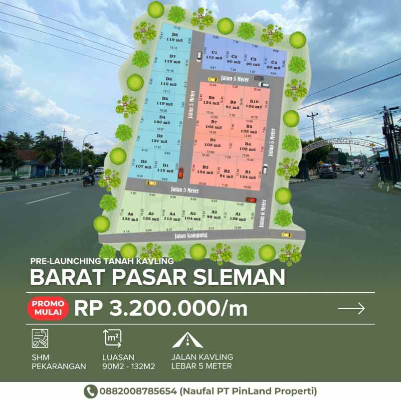 dijual tanah ngangkrik triharjo sleman