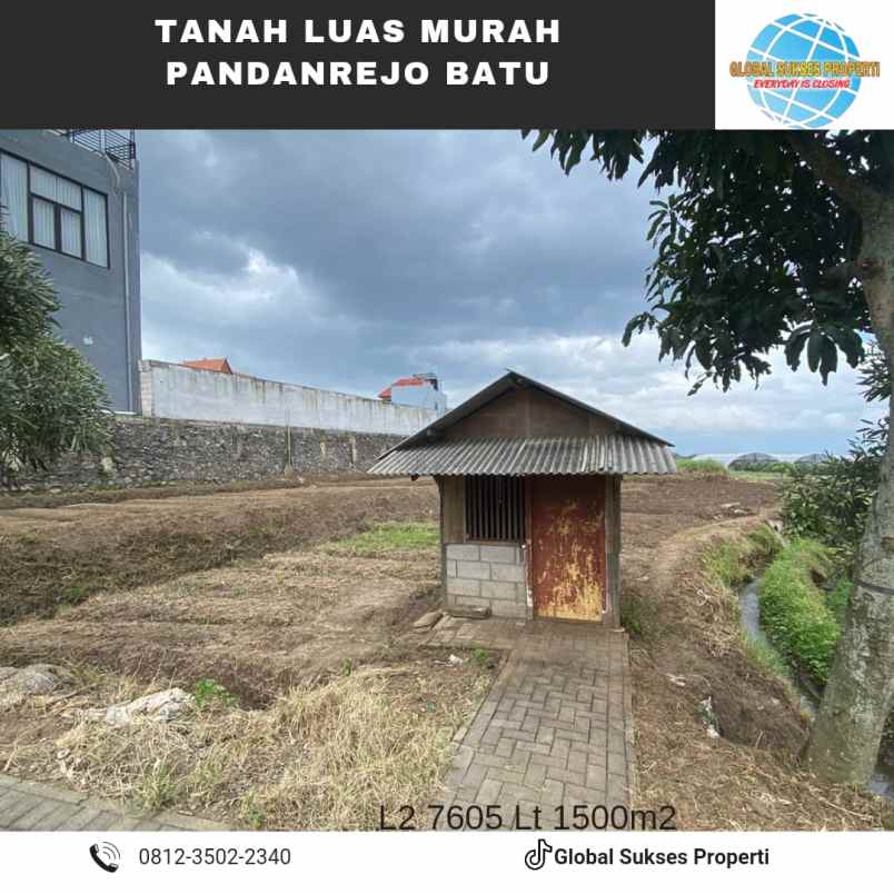 dijual tanah pandanrejo