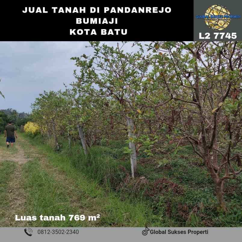 dijual tanah pandanrejo