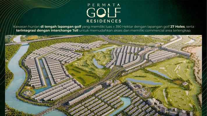 dijual tanah permata golf residence pik2