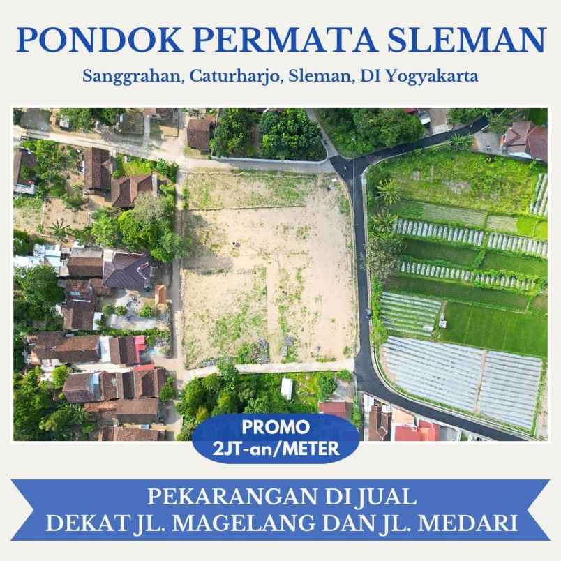 dijual tanah sanggrahan caturharjo