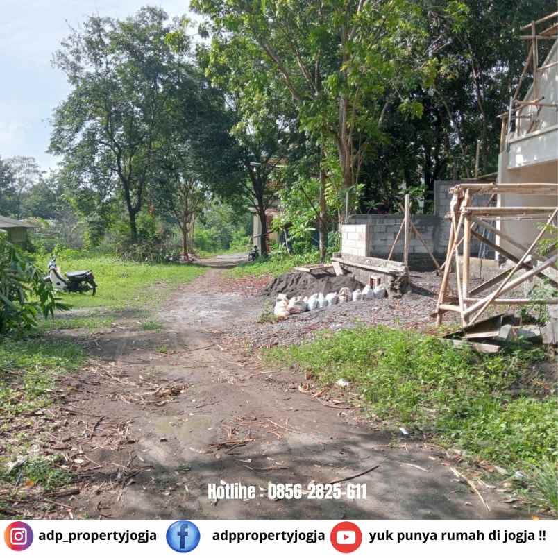 dijual tanah sanggrahan purwomartani