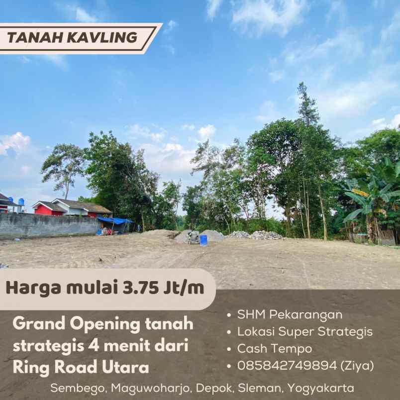 dijual tanah sembego maguwoharjo depok
