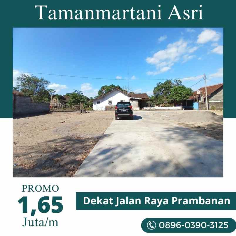 dijual tanah sepetmadu tamanmartani