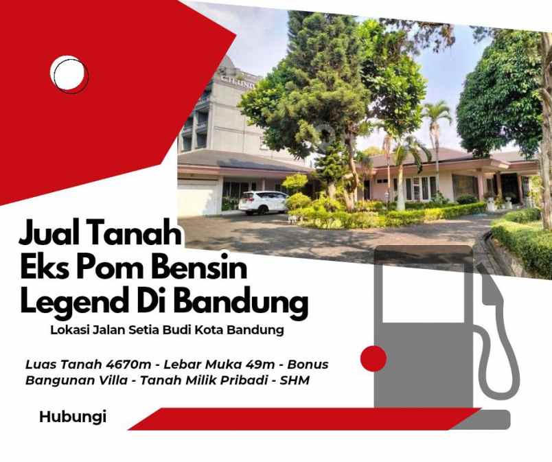 dijual tanah setia budi bandung