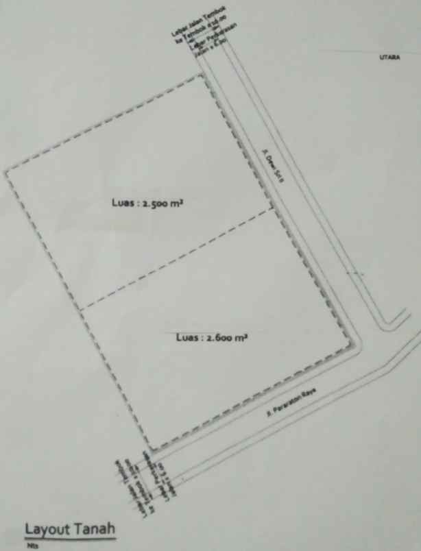 dijual tanah sunsetroad