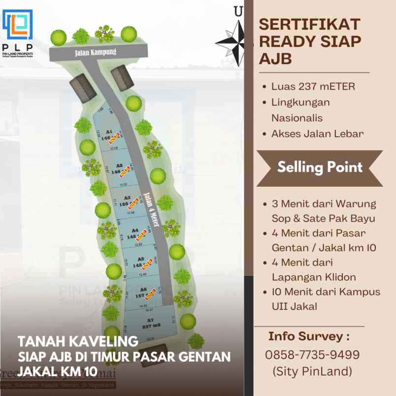 dijual tanah surirejo sukoharjo ngaglik