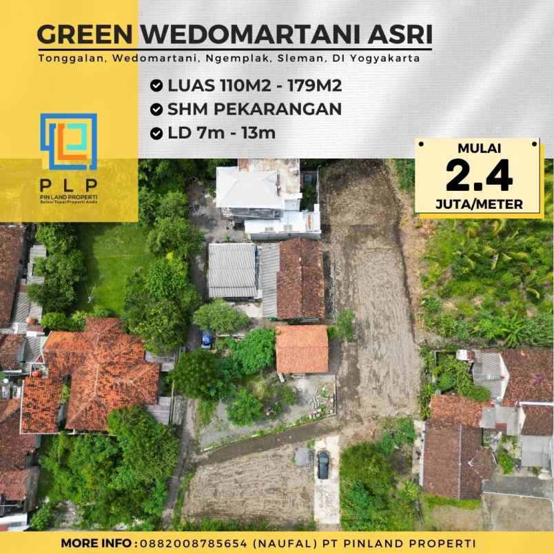 dijual tanah tonggalan wedomartani