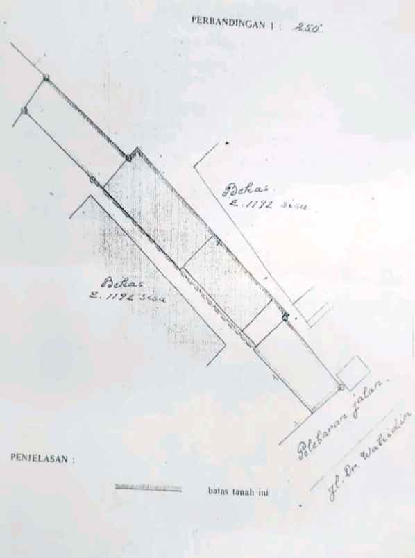 dijual tanah wahidin raya