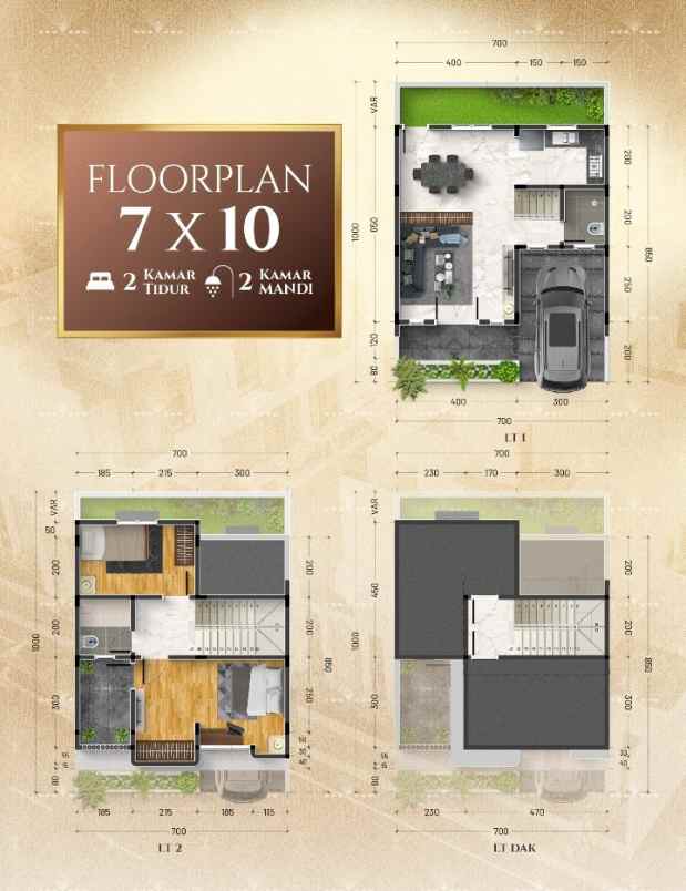 dijual villa jalan tuamang pancing medan