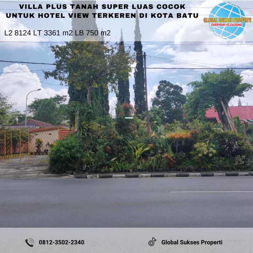 dijual villa jl bukit berbunga sidomulyo