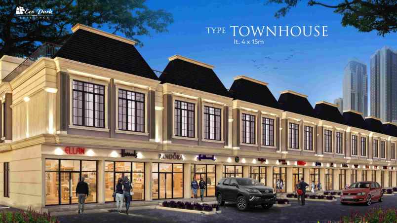 dijual villa komplek eco park residence