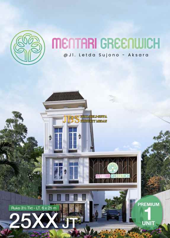 dijual villa komplek mentari greenwich