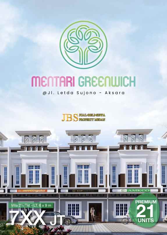 dijual villa komplek mentari greenwich