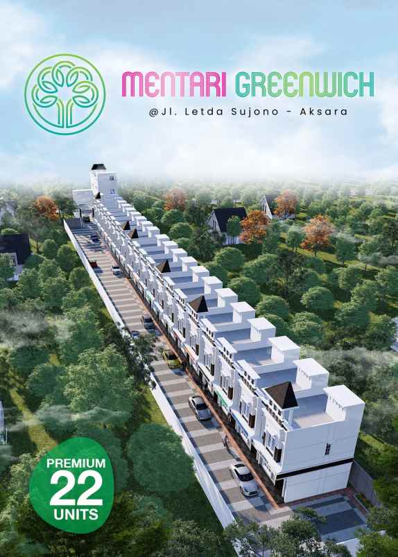 dijual villa komplek mentari greenwich