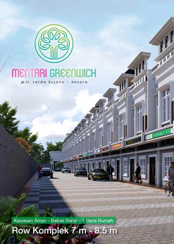 dijual villa komplek mentari greenwich