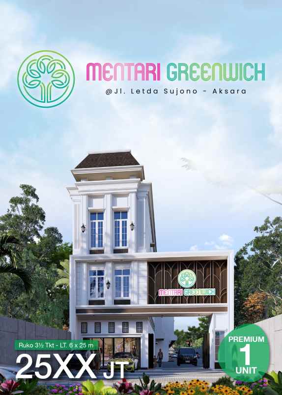 dijual villa komplek mentari greenwich