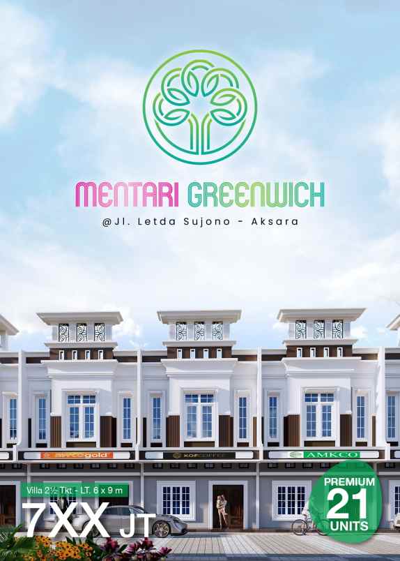 dijual villa komplek mentari greenwich