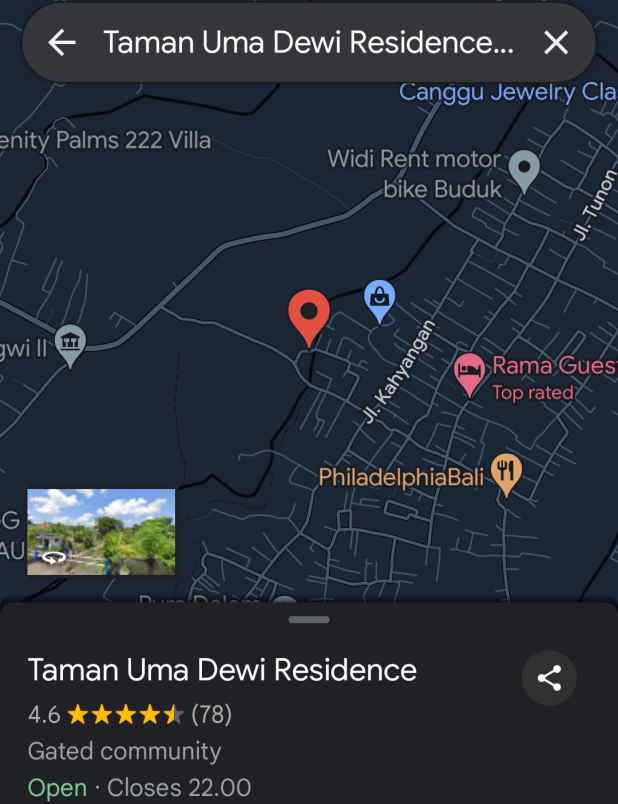 dijual villa taman uma dewi residence