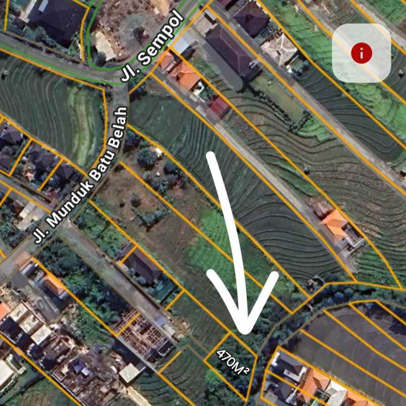 disewakan tanah sempol