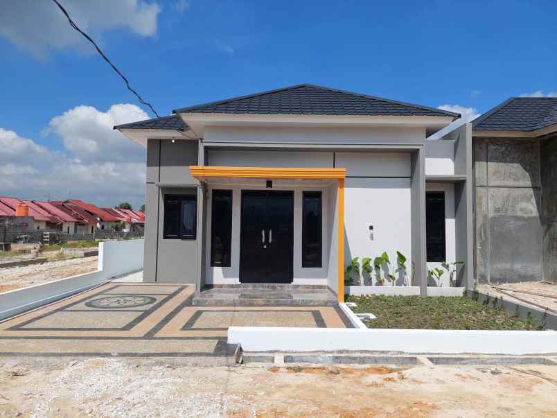 hunian cluster idaman di jalan purwodadi pekanbaru