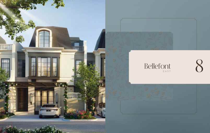 hunian premium bellefont east serpong