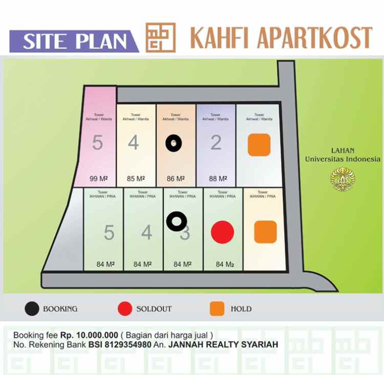 kost jalan carita kukusan beji